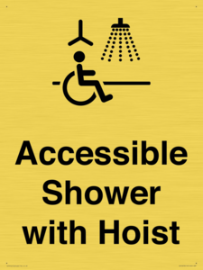 Accessible Shower with Hoist